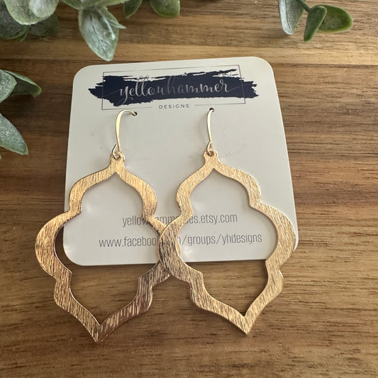 Brass Boho Earrings