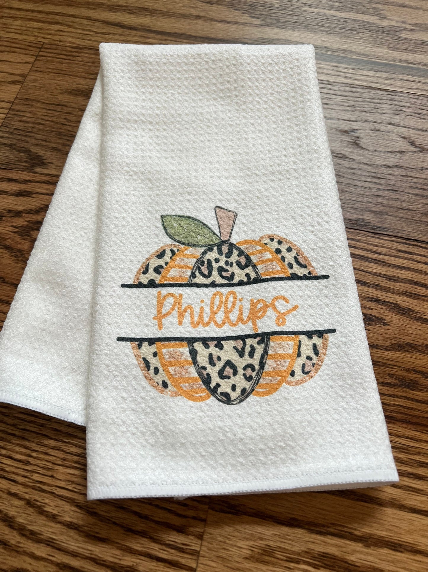 Fall pumpkin Kitchen Towel