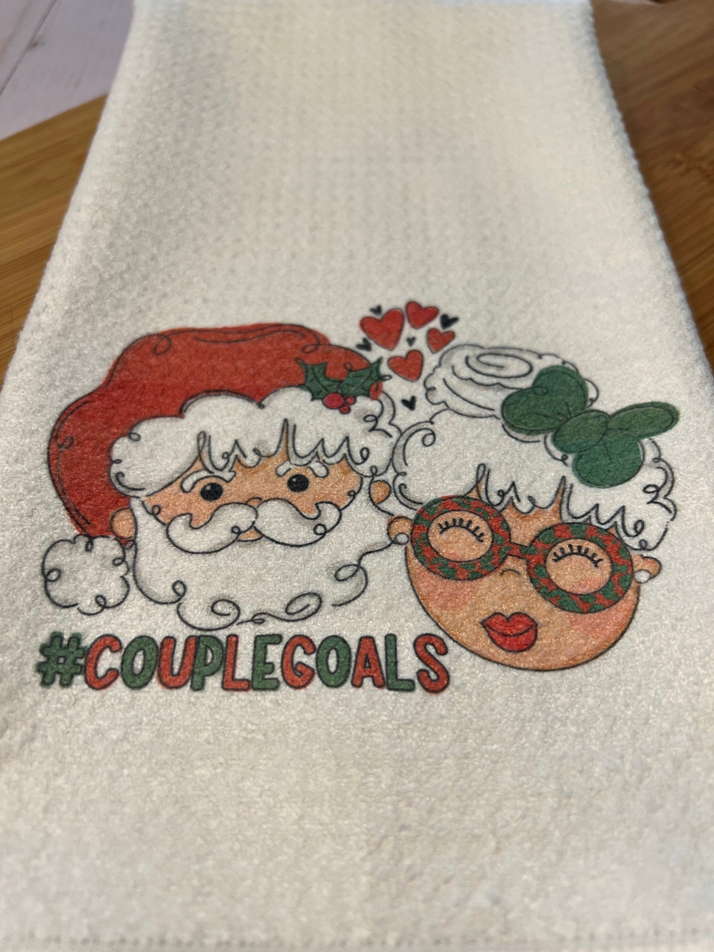 Santa Christmas Kitchen Towel