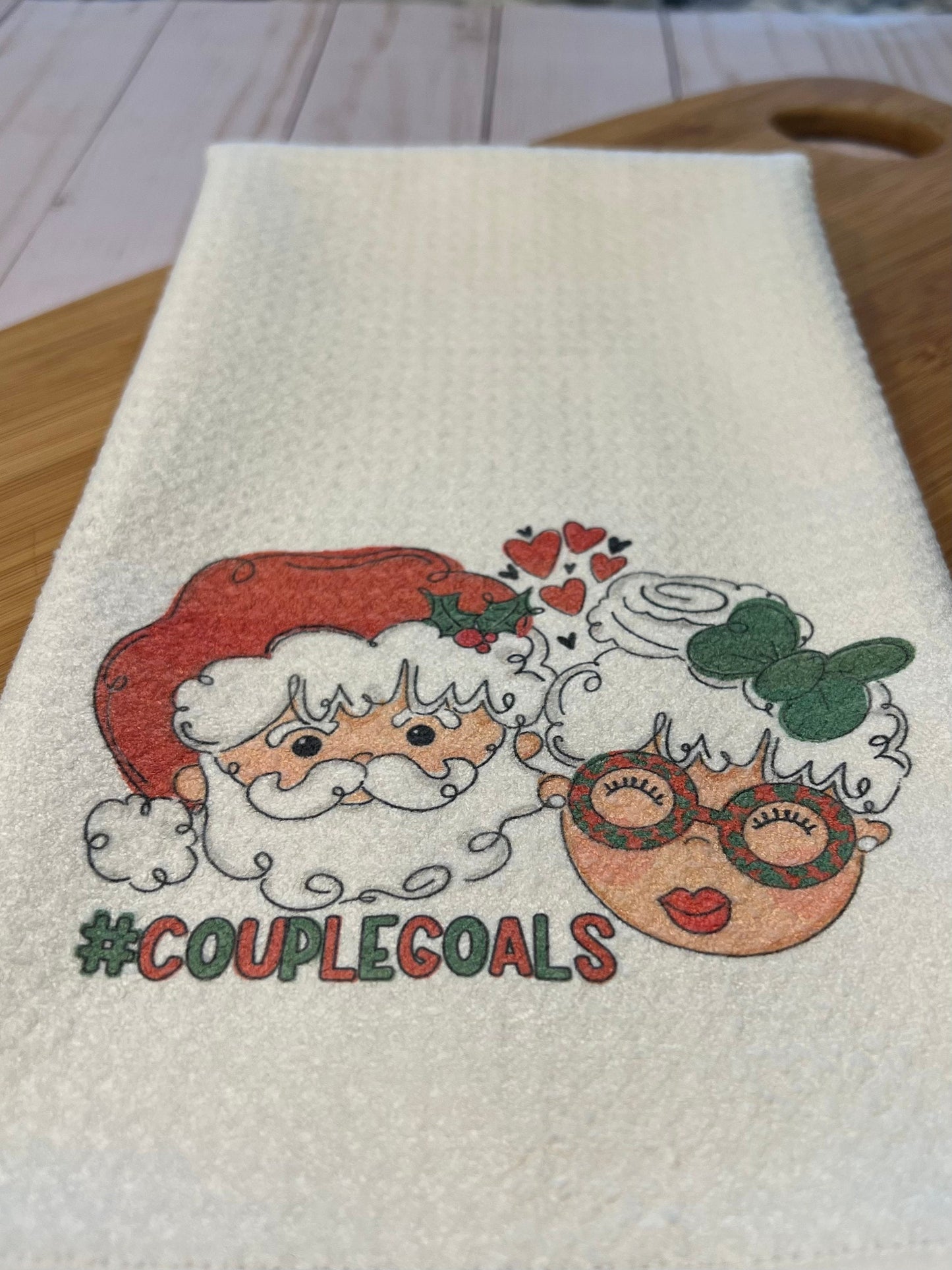 Santa Christmas Kitchen Towel