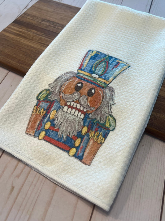 Nutcracker Christmas Towel