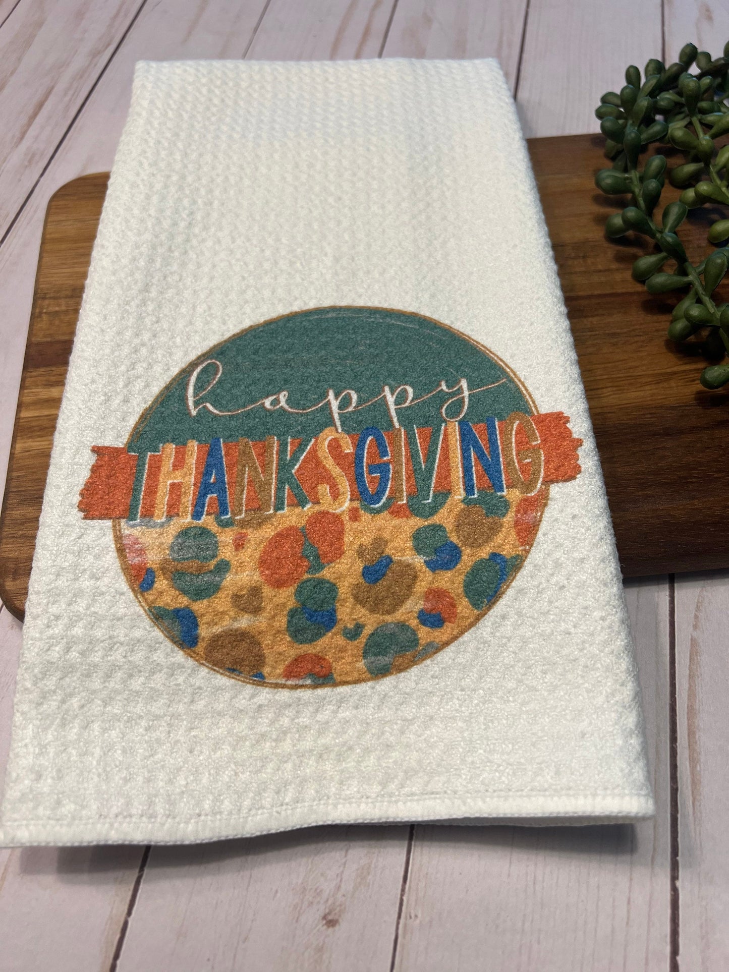 Happy thanksgiving Tea Towel