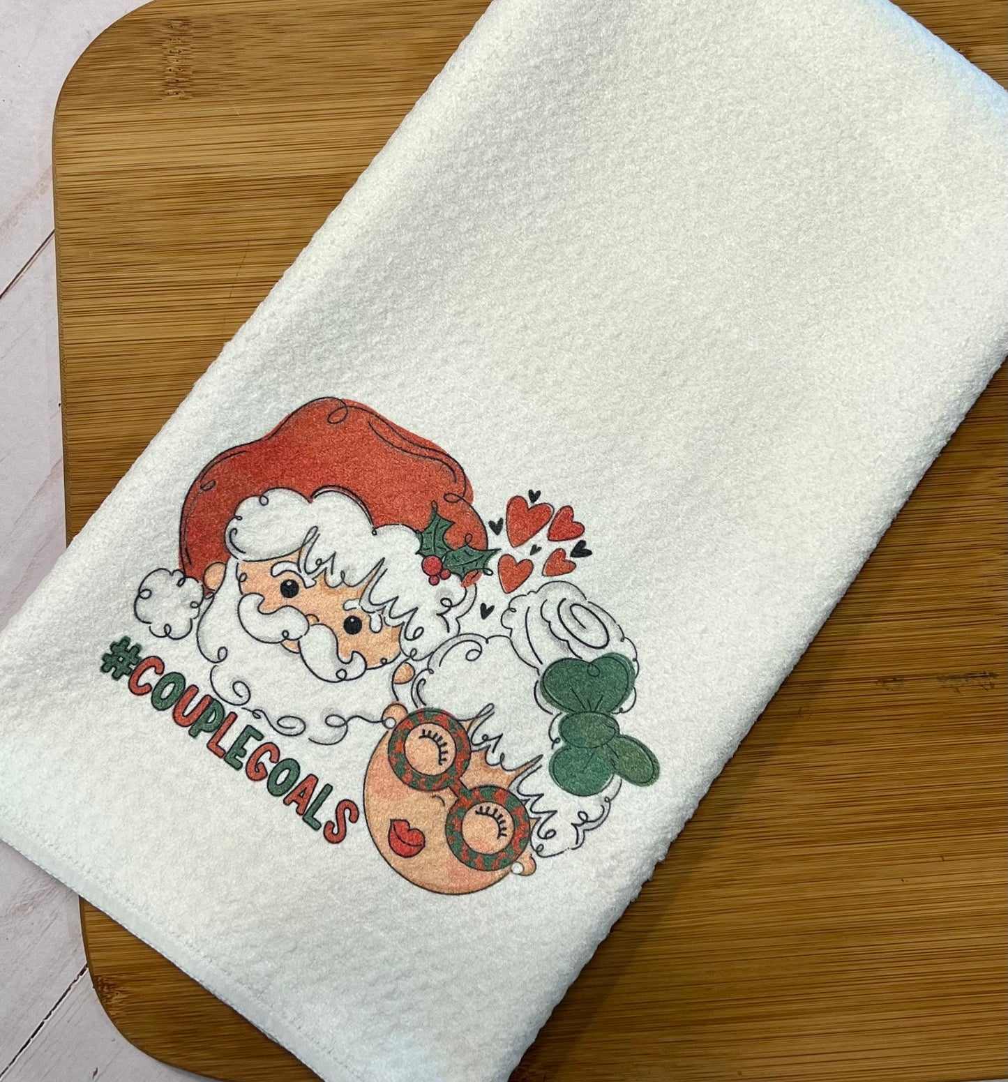 Santa Christmas Kitchen Towel