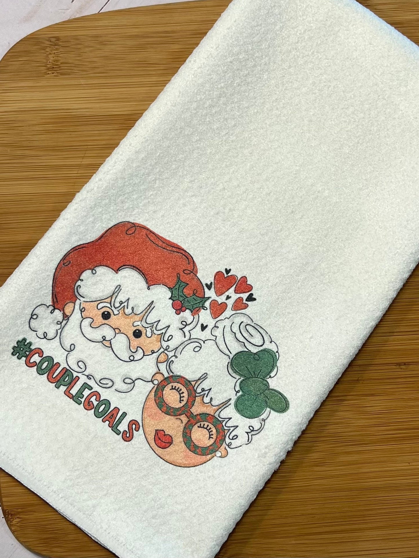 Santa Christmas Kitchen Towel