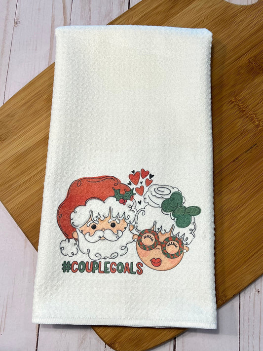 Santa Christmas Kitchen Towel