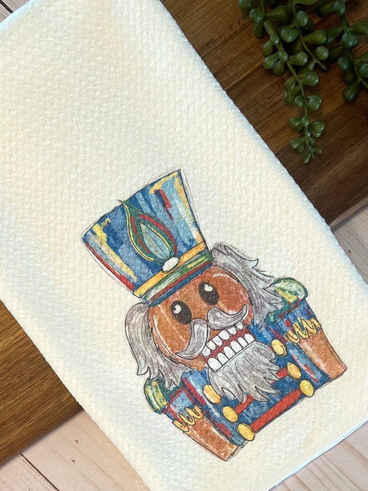 Nutcracker Christmas Towel