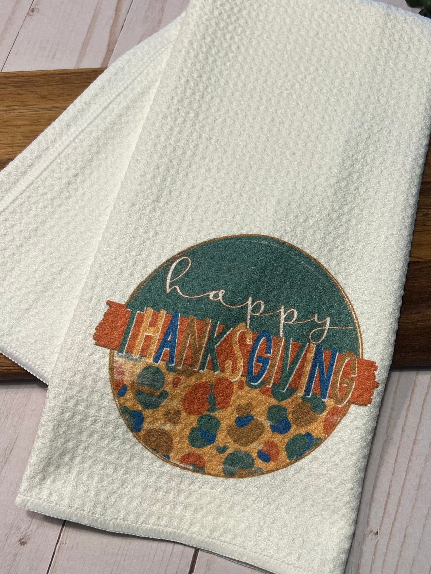 Happy thanksgiving Tea Towel