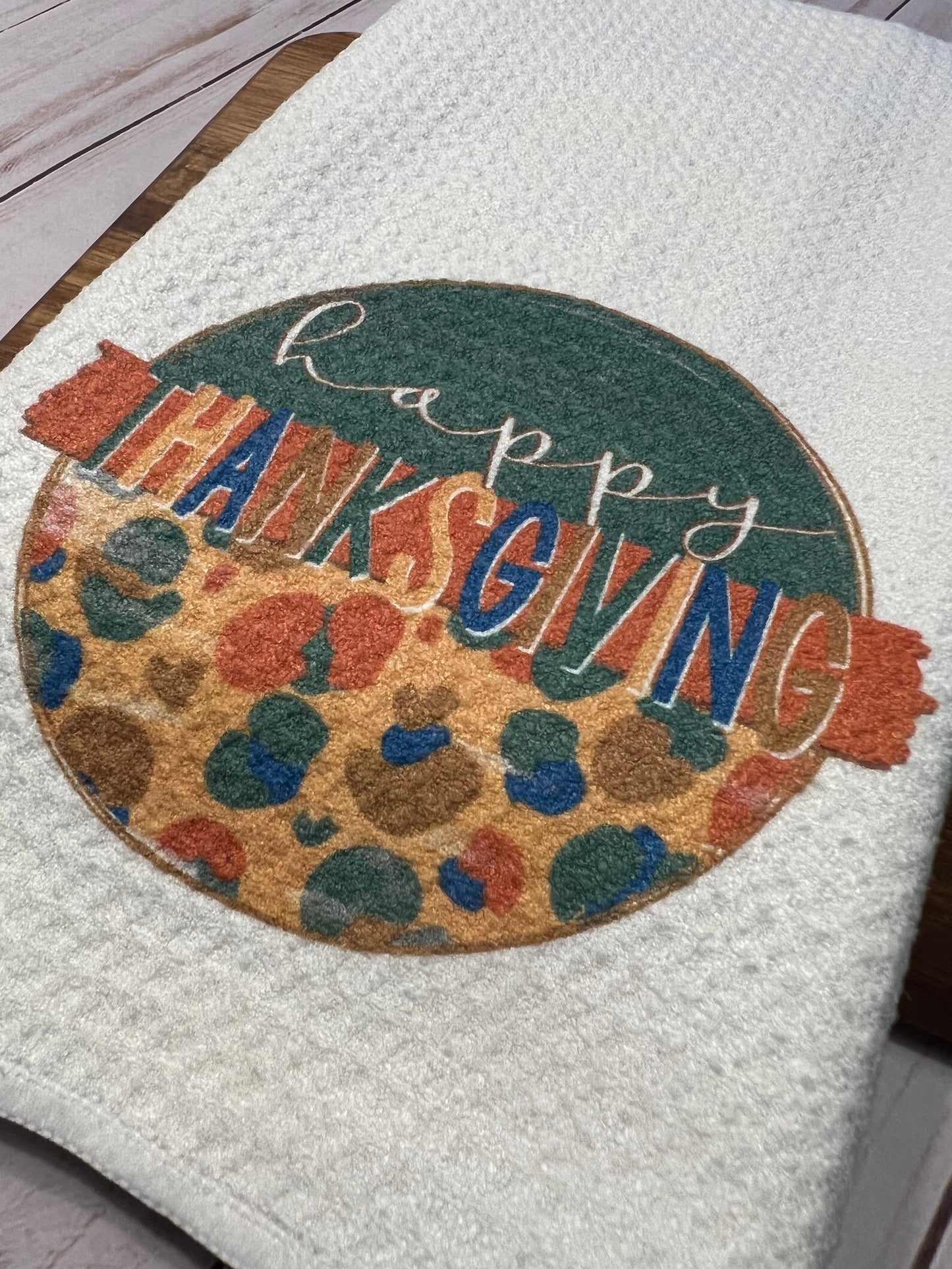 Happy thanksgiving Tea Towel