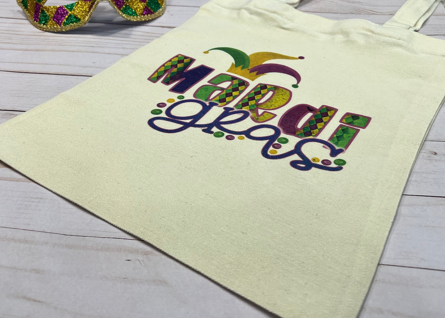 Mardi Gras bead bag