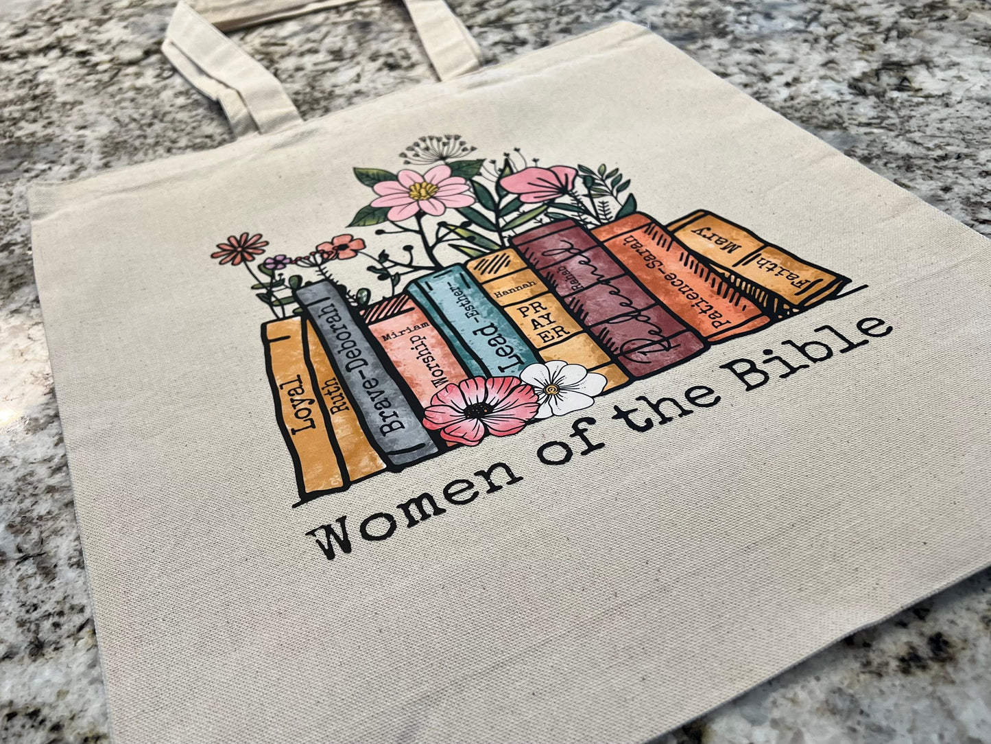 Women of the Bible tote bag