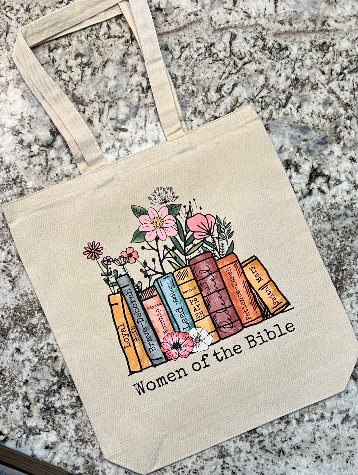 Women of the Bible tote bag