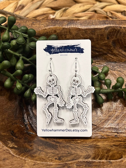 Skeleton Dangle Earrings