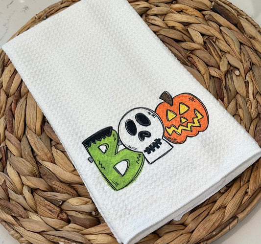 Halloween kitchen Tea Towel